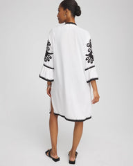 Alabaster Embroidered Beach Swimsuit Cover Up