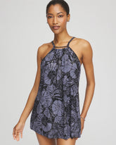 Black/Multi Magicsuit® Shell Beach Parker Swim Dress