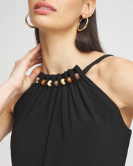 Black Magicsuit® Square Cut Beverly Swimdress