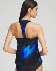 Black/Multi Magicsuit® Swipe Right Tankini