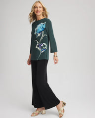Darkest Spruce Travelers™ Artisanal Boatneck Tunic