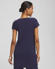 Passport Blue Travelers™ Knit Tunic