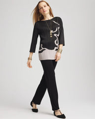 Travelers Black Travelers™ Collection Pleated Top