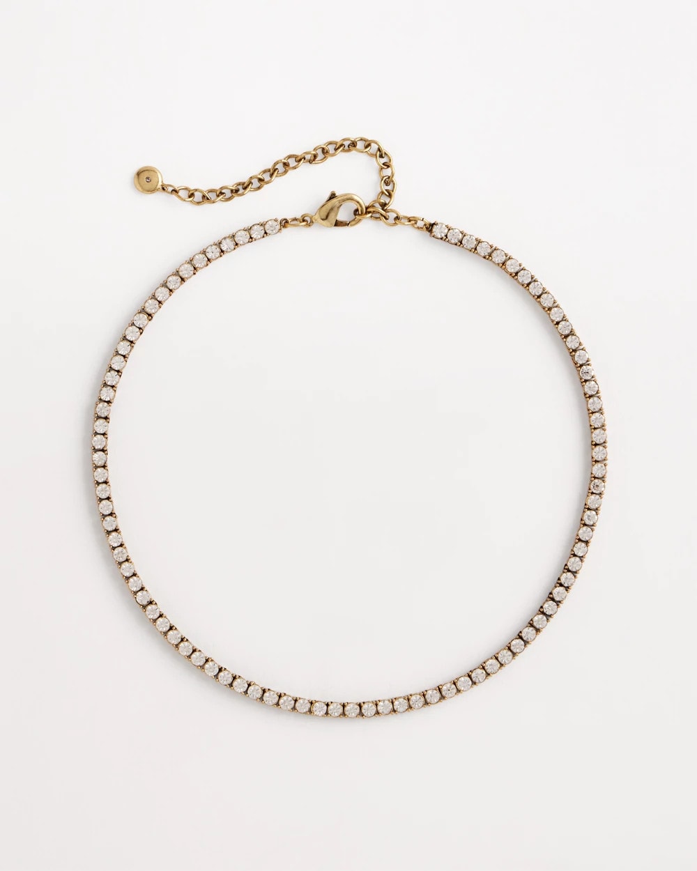 Gold Vintage Tennis Necklace