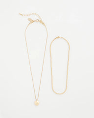 Gold Goldtone Convertible Pendant Necklace