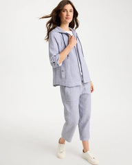 Blue Zenergy® Striped Gauze Jacket