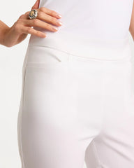 Alabaster Brigitte™ Slim Pull-On Ankle Pants