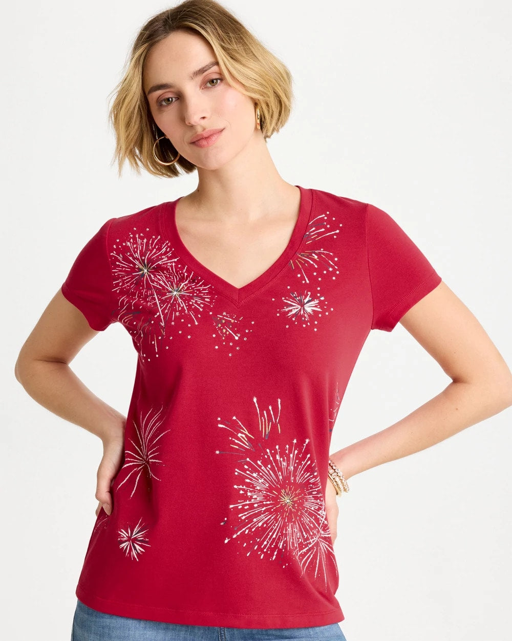 Cherry Lush Fireworks Tee