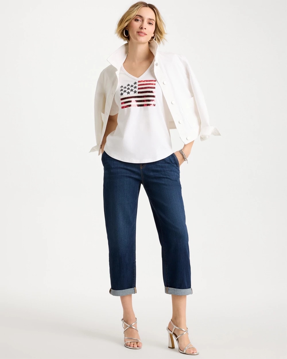 Alabaster Americana Tee