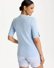 Blue Haven Pima V-Neck Tee