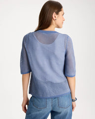 Blue Haven Mesh Lady Jacket Cardigan