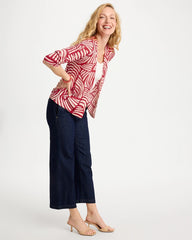 Cherry Lush Geo Summer Romance Cardigan