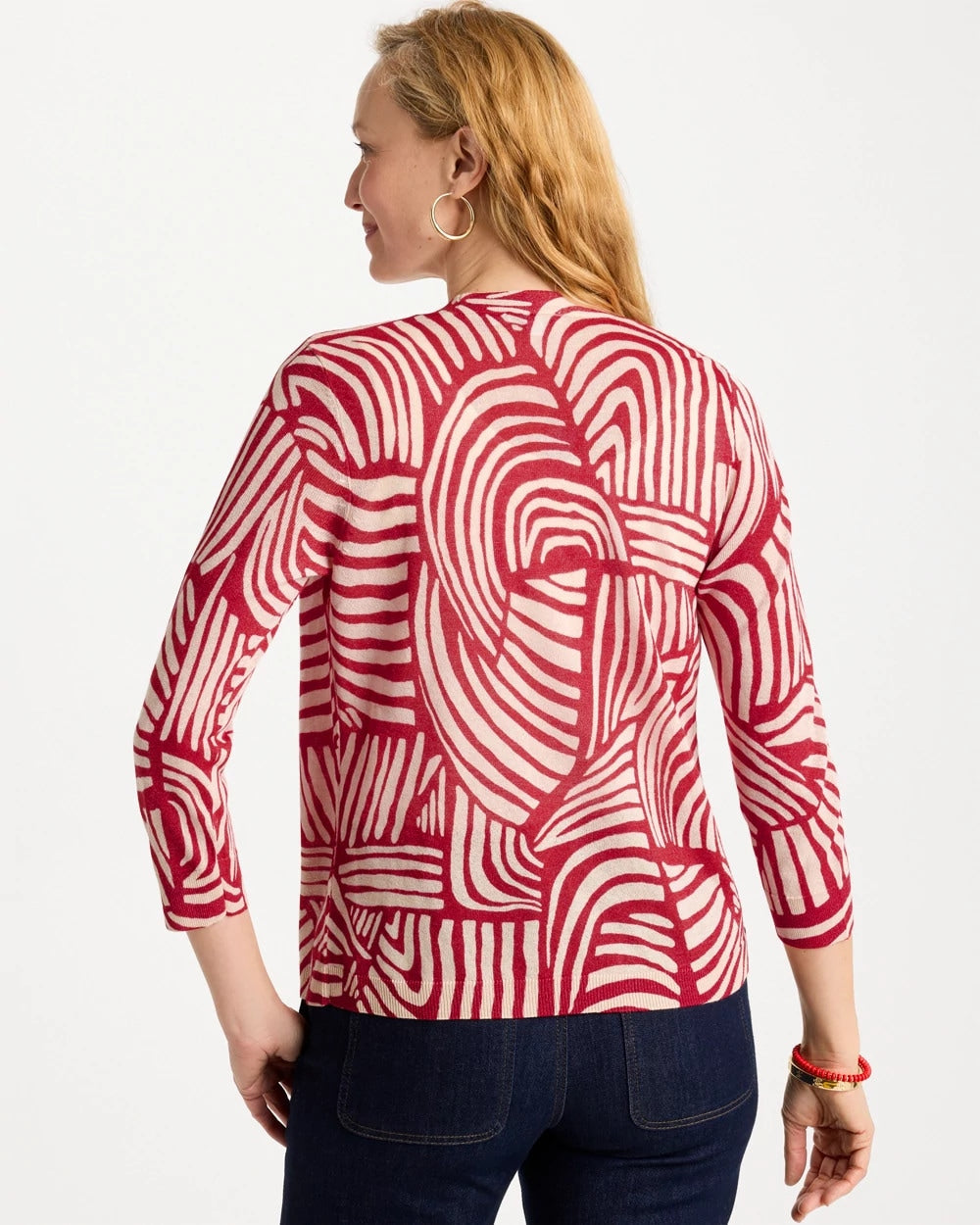 Cherry Lush Geo Summer Romance Cardigan