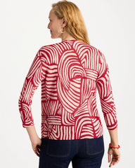Cherry Lush Geo Summer Romance Cardigan