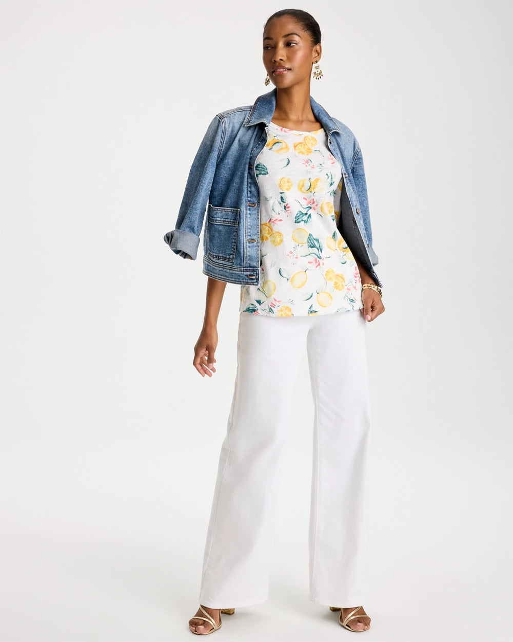 Limon Cotton Slub Printed Tee
