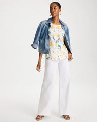 Limon Cotton Slub Printed Tee