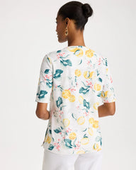 Limon Cotton Slub Printed Tee