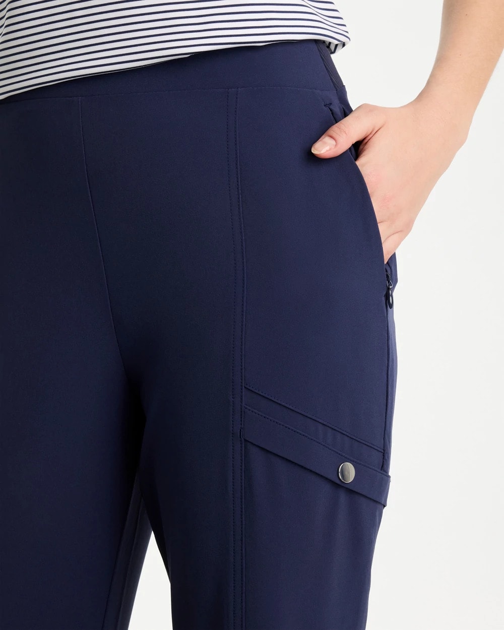 Passport Blue Zenergy® UPF Pedal Pusher Pants