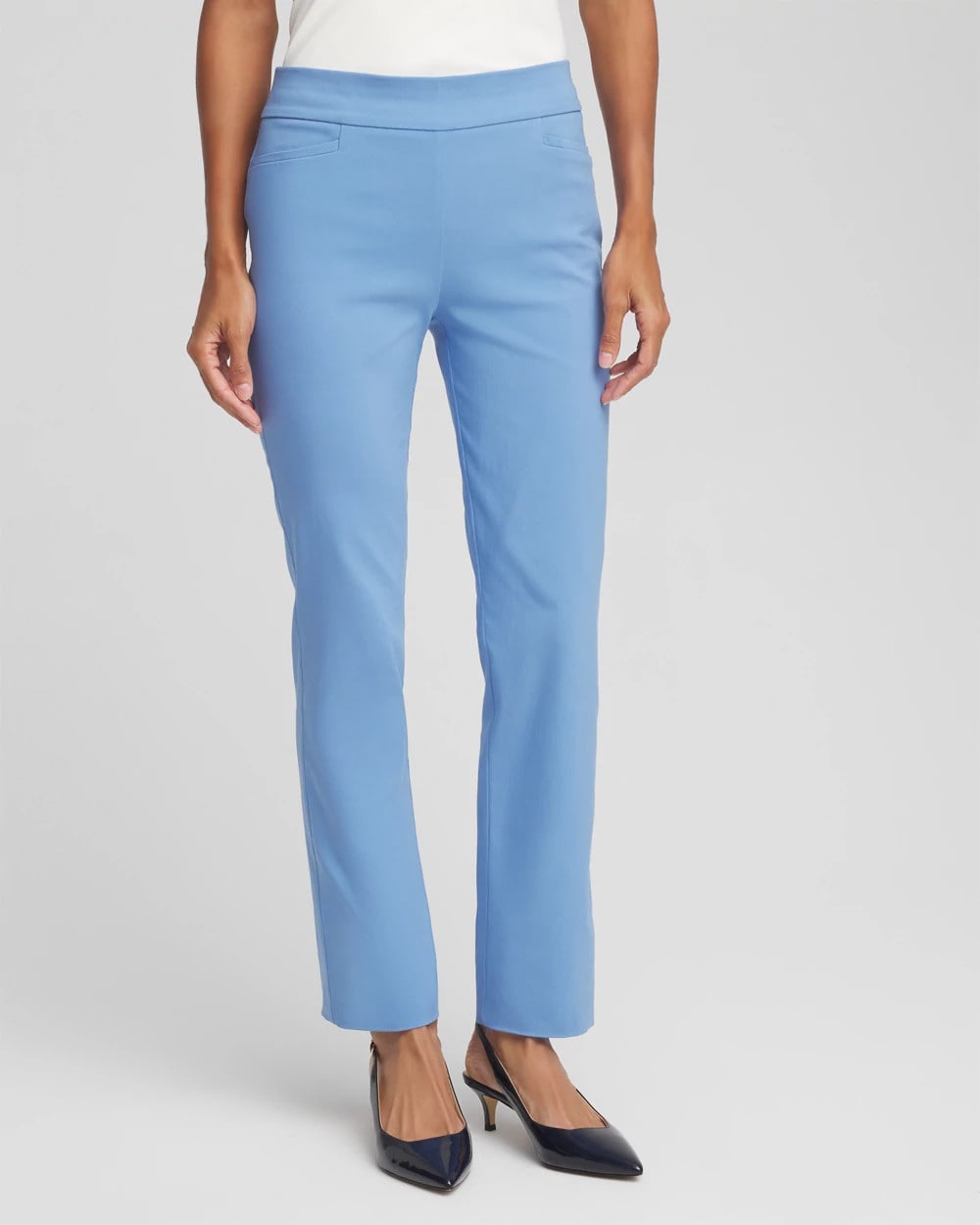 Tidal Blue Brigitte™ Slim Pull-On Pants