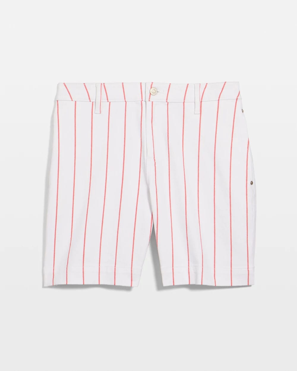 Calypso Coral Striped Rivet Denim Trouser Shorts