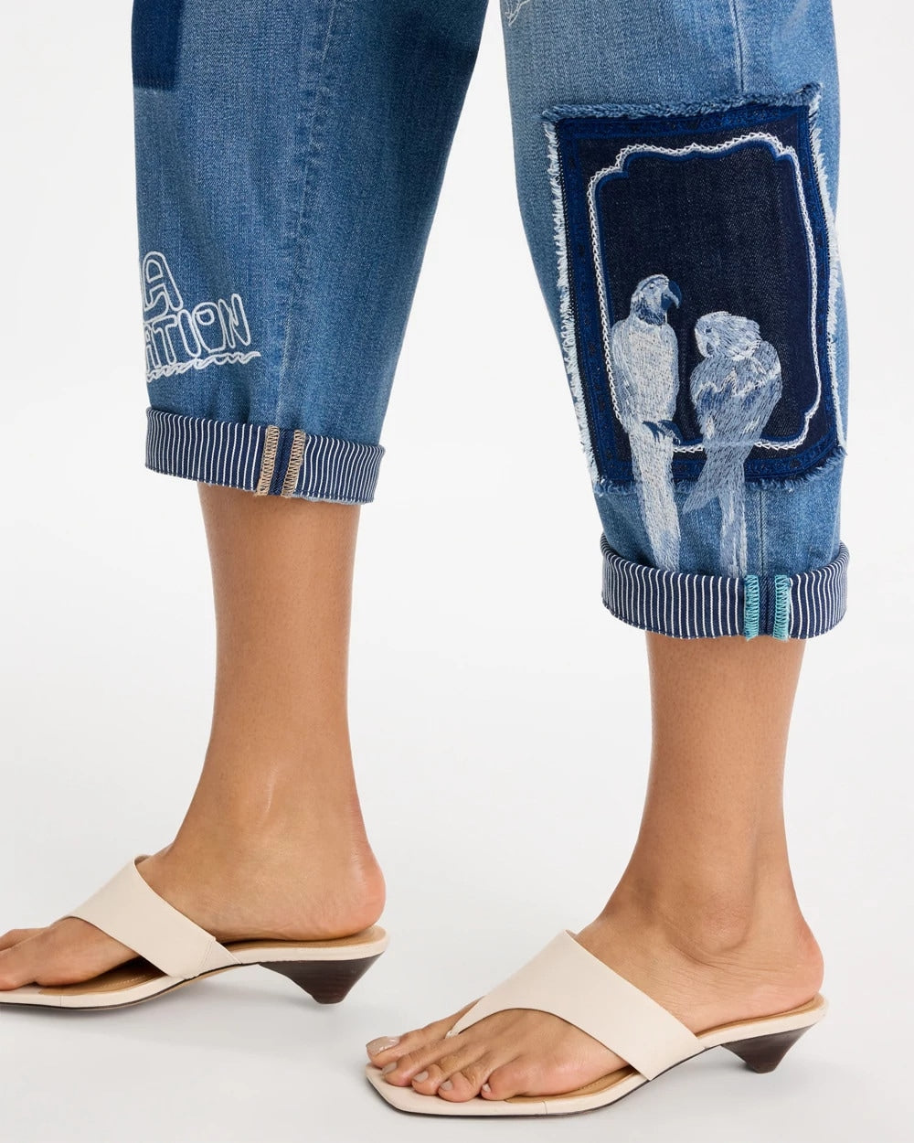 Underwater Indigo Relaxed Boyfriend Summer Jean