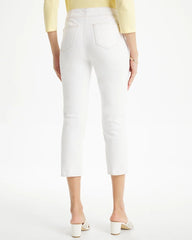 Alabaster Pull-On 22" Capri Jeans