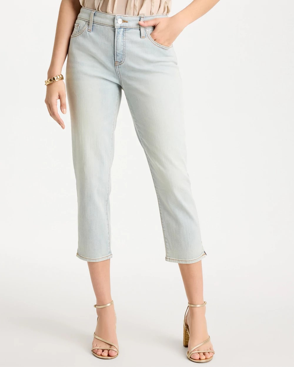Beachcomber Indigo Girlfriend Slim Capri Jeans