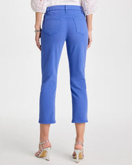 Amparo Blue Girlfriend Slim Cropped Jeans