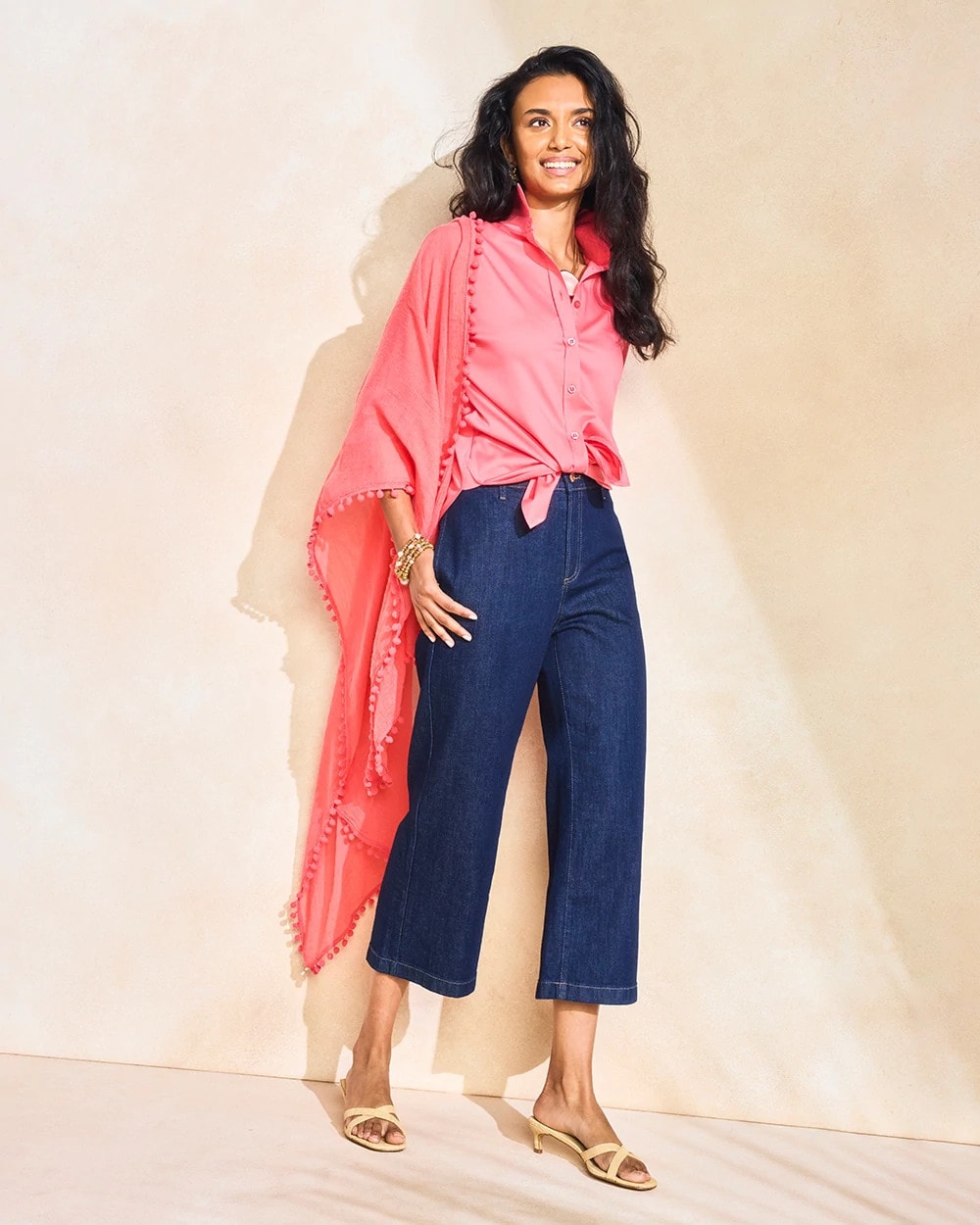 Cedar Rinse Straight Crop Trouser Jeans