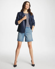 Monaco Indigo Denim Trouser Shorts