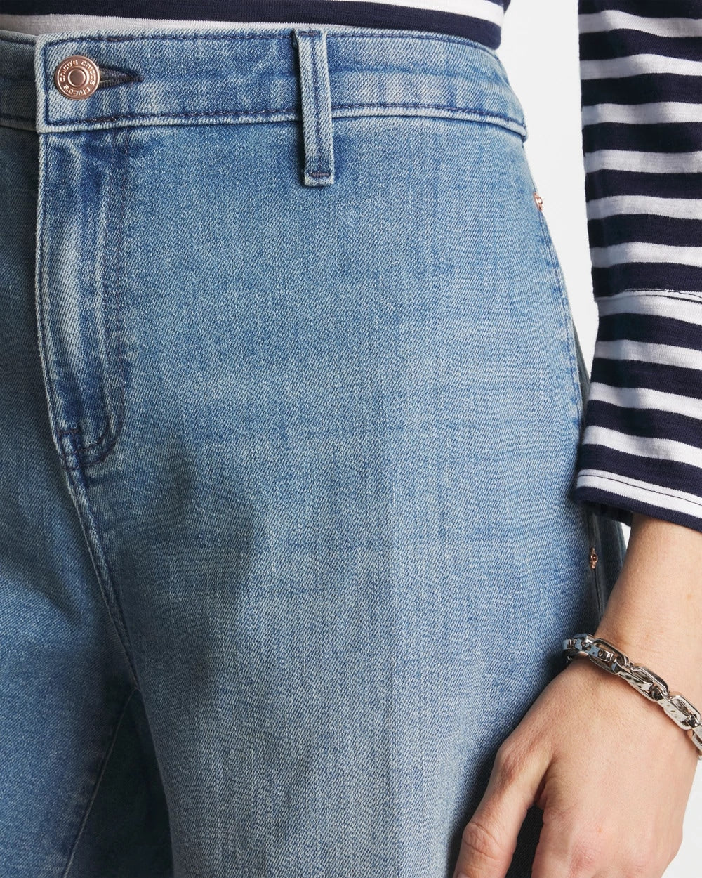 Monaco Indigo Denim Trouser Shorts
