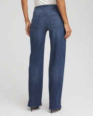 Aleah Indigo Pull On Wide Jean
