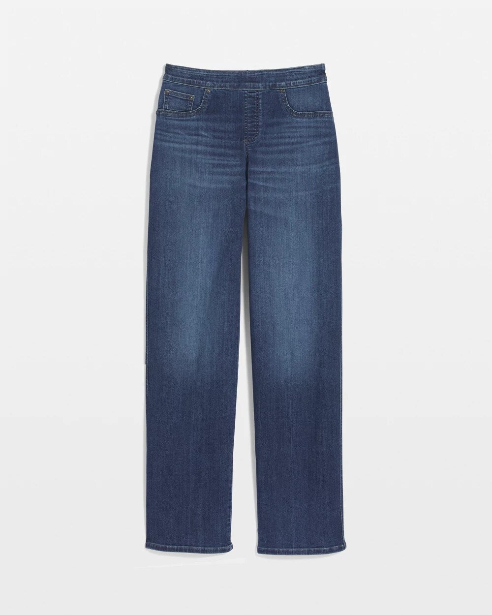 Aleah Indigo Pull On Wide Jean