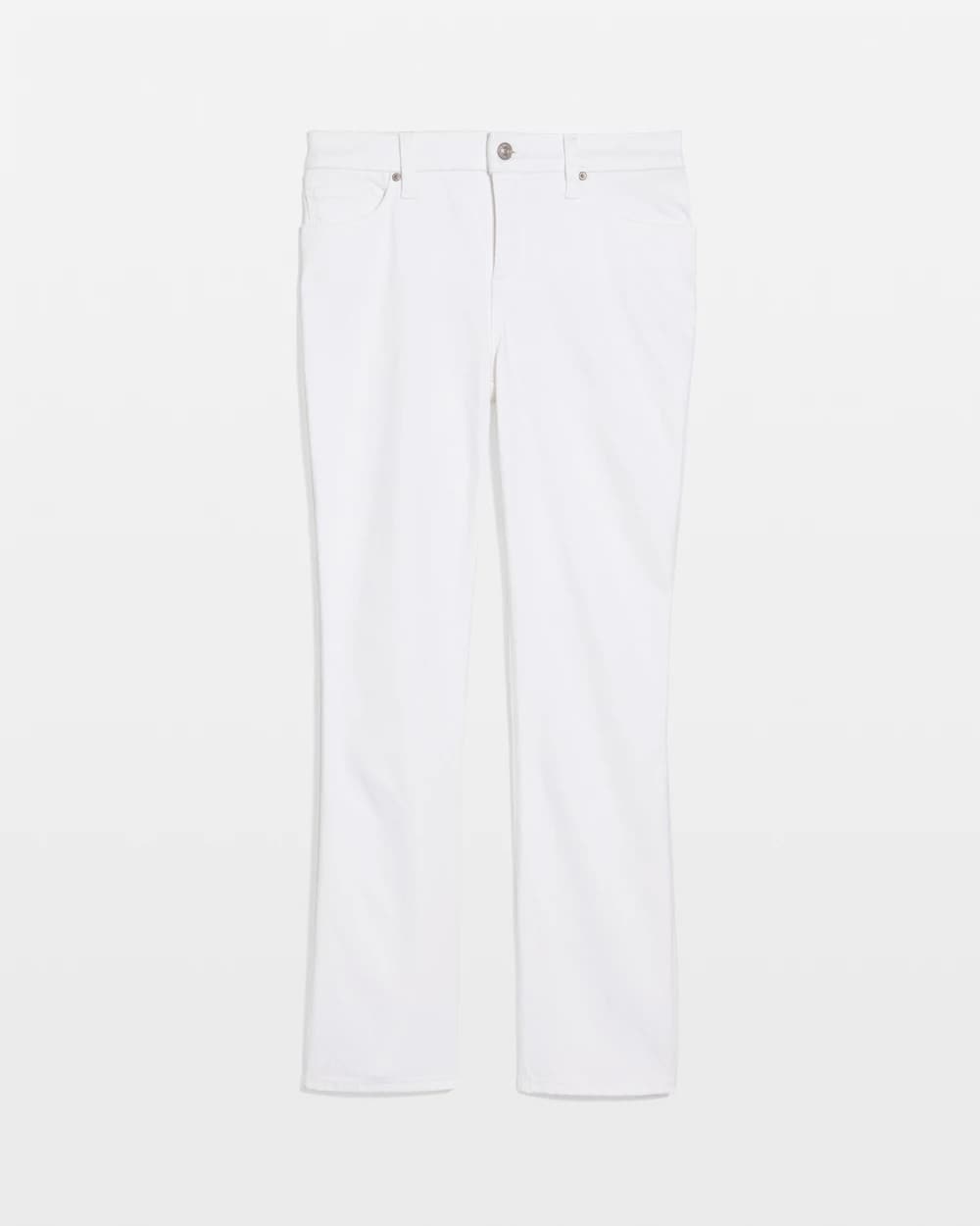 Alabaster Cropped Girlfriend Kick Flare Jeans