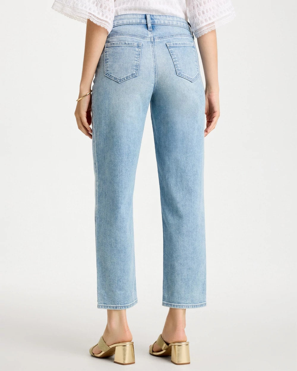 Bahama Indigo Relaxed Boyfriend Rolled Hem Jean