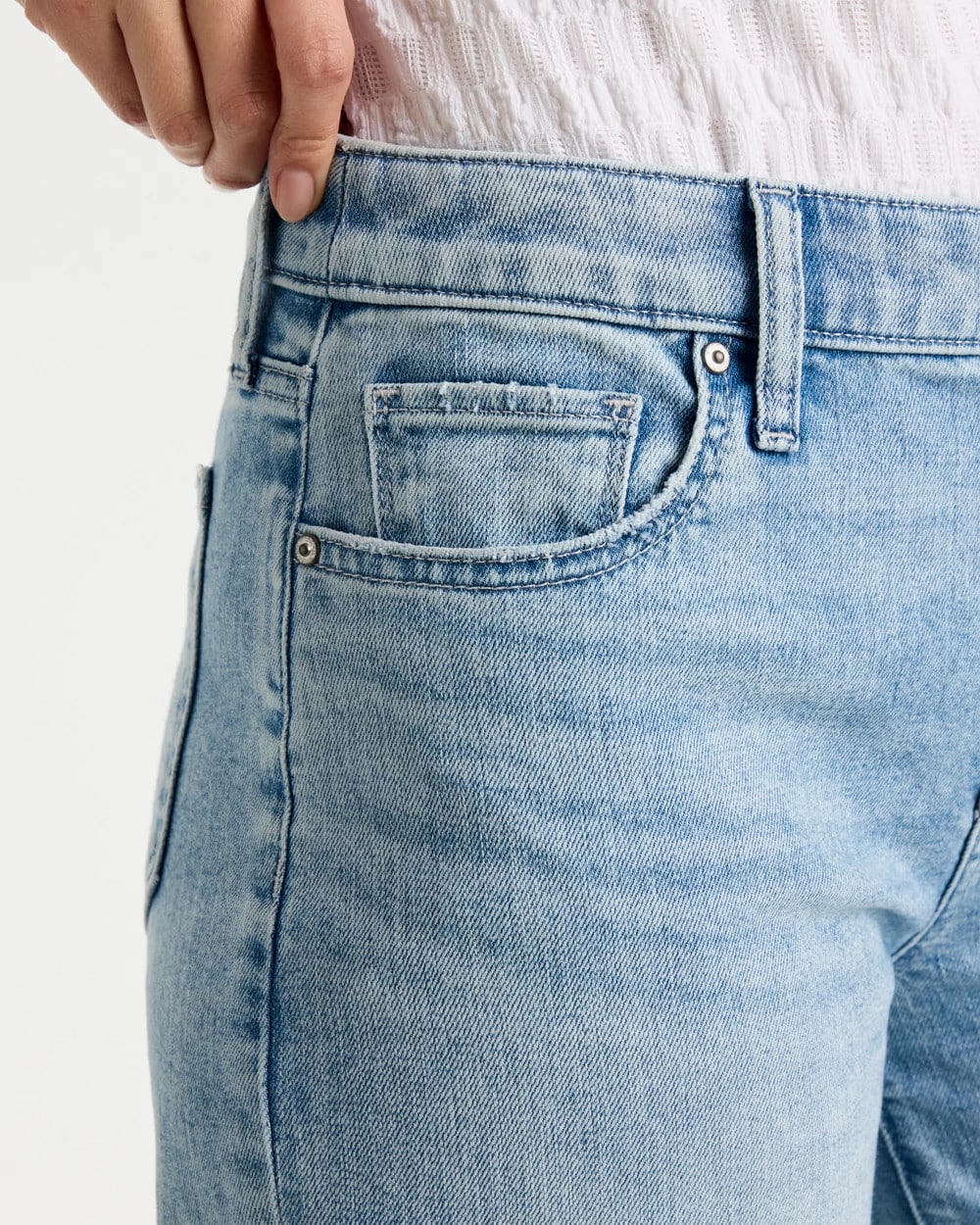 Bahama Indigo Relaxed Boyfriend Rolled Hem Jean