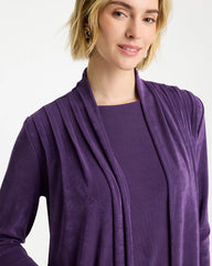 Rich Amethyst Travelers™ Pleat Front Jacket