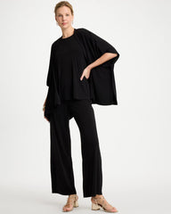 Black Travelers™ Knit Cape Cardigan