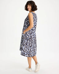 Blue Muse Zenergy® UPF Posh Dots Midi Dress