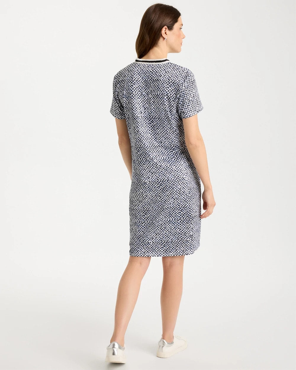 Blue Muse Zenergy® UPF Crochet Contrast Trim Dress