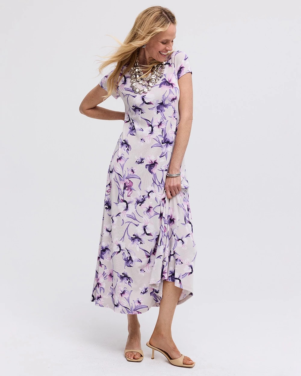 Rich Amethyst Travelers™ Amethyst Iris Maxi Dress