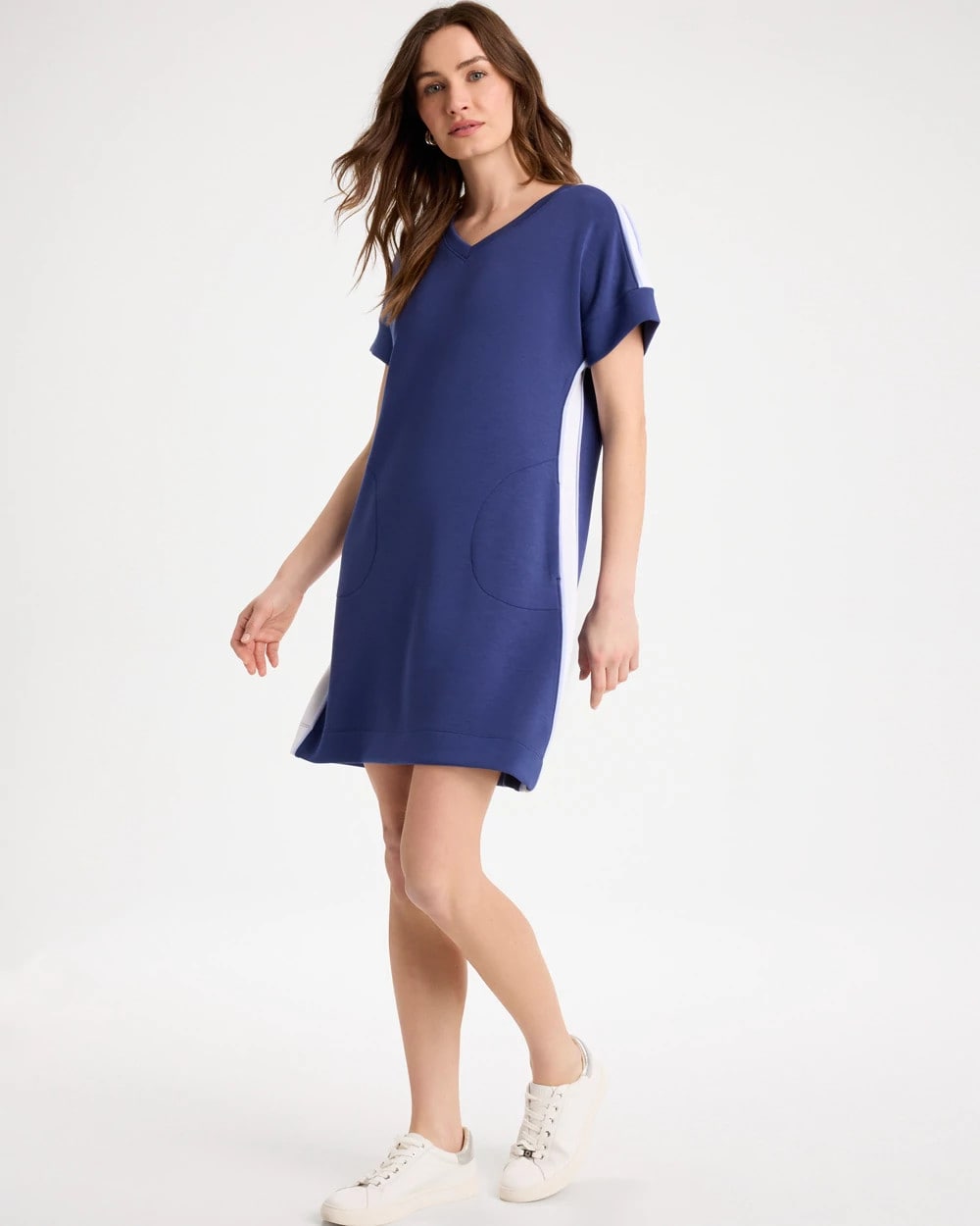 Starlit Navy Zenergy® Soft Contrast Dress