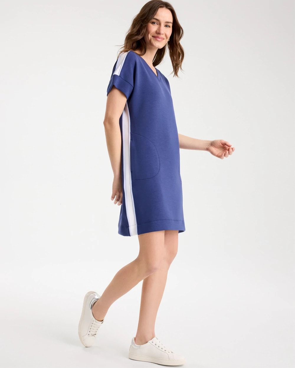 Starlit Navy Zenergy® Soft Contrast Dress