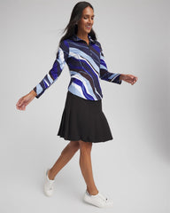 Black Zenergy® UPF Pleated Skort