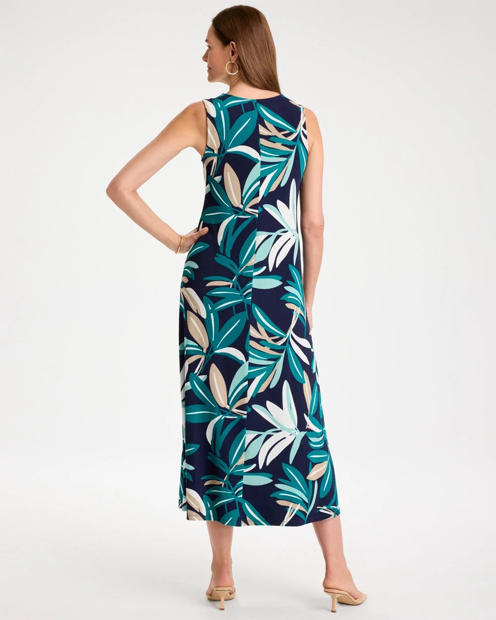 Kings Navy Travelers™ Palm Maxi Dress