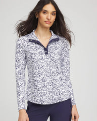 Passport Blue Zenergy® UPF Palma Pullover