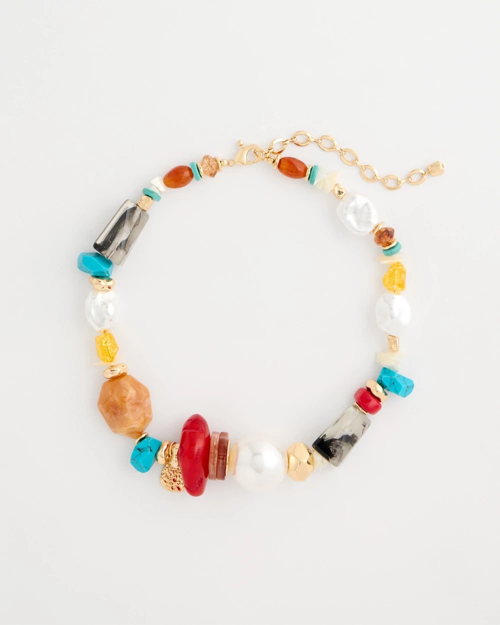Multi Chico's Originals Short Beaded Necklace