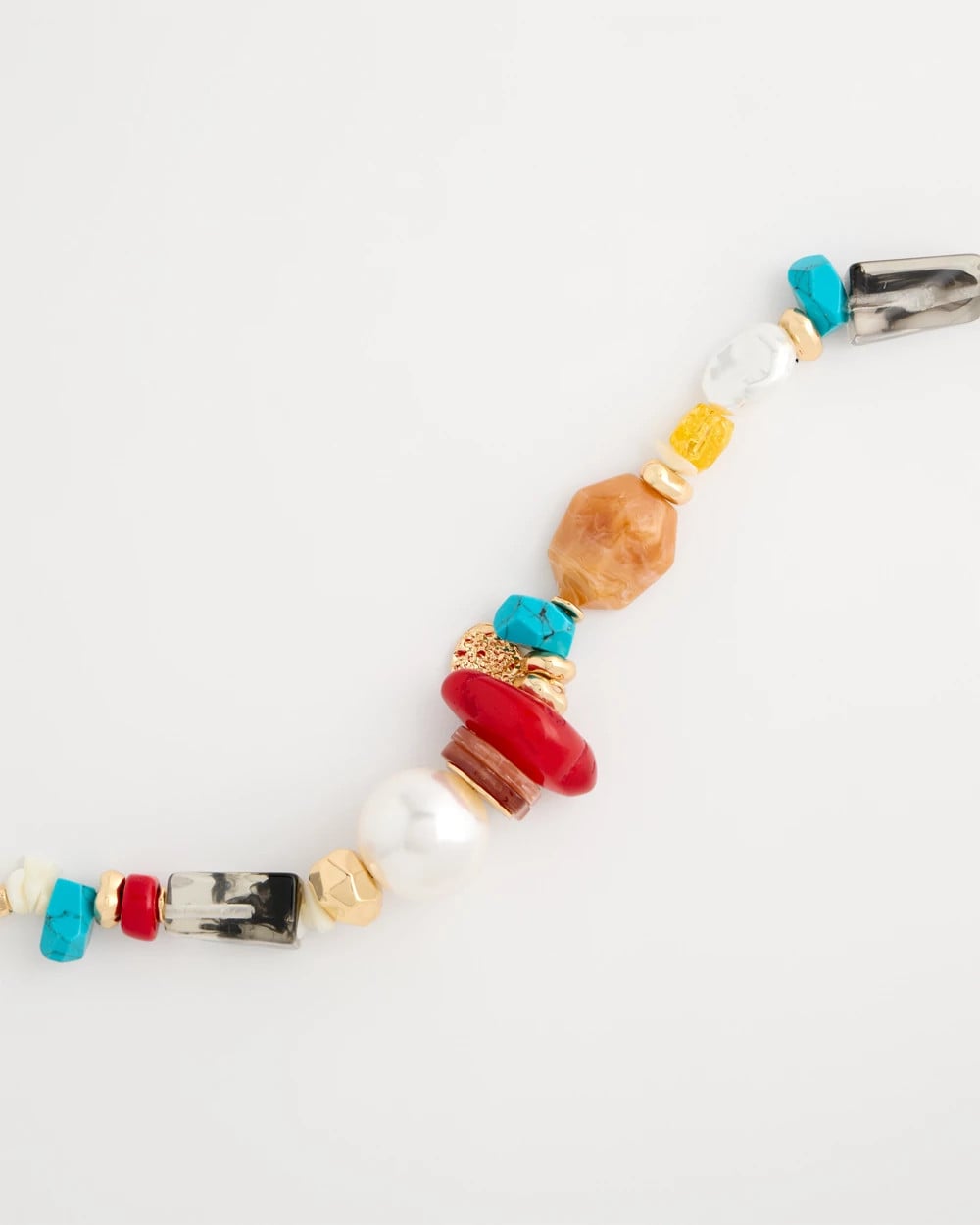 Multi Chico's Originals Short Beaded Necklace