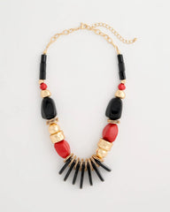 Multi Chico's Originals Mixed-Media Bib Necklace