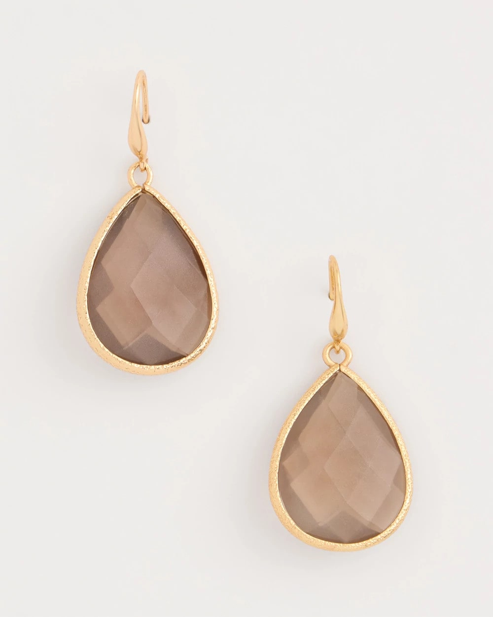 Neutral Neutral Teardrop Earrings